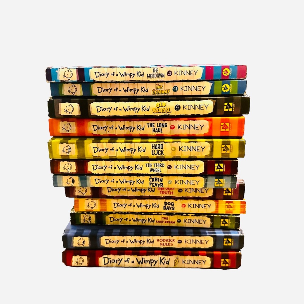 Diary of a Wimpy Kid books 1-10,12,13